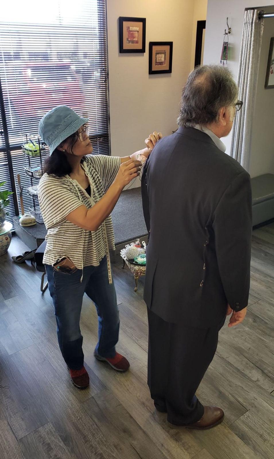 Professional mens suit alterations near me by Precision Alterations in Phoenix and Tucson